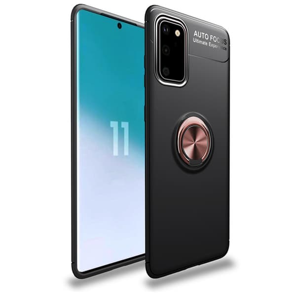 Samsung Galaxy S20 - Effektivt cover med ringholder Blå Blå