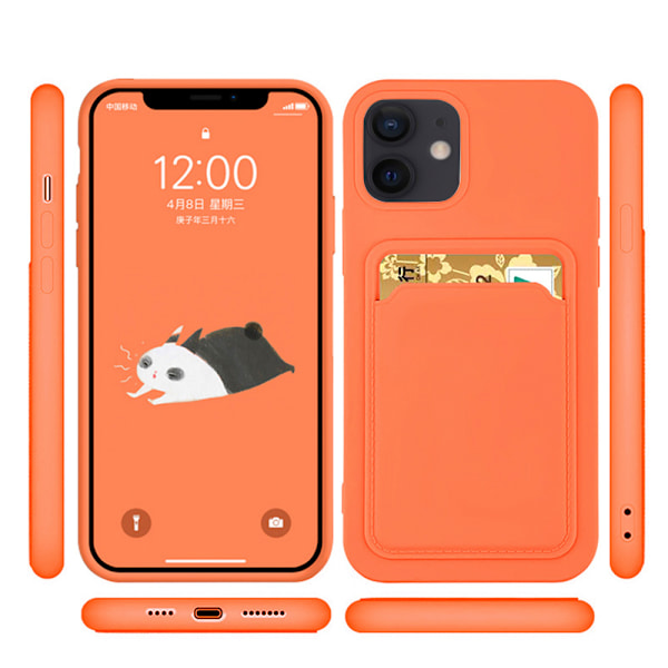 iPhone 11 - Praktiskt Stilrent FLOVEME Skal med Korthållare Mörkblå