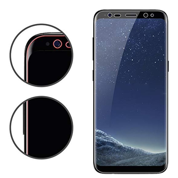 Samsung S9+ 2-PACK skjermbeskytter Nano-Myk Skjerm-Fit HD-Clear Transparent/Genomskinlig