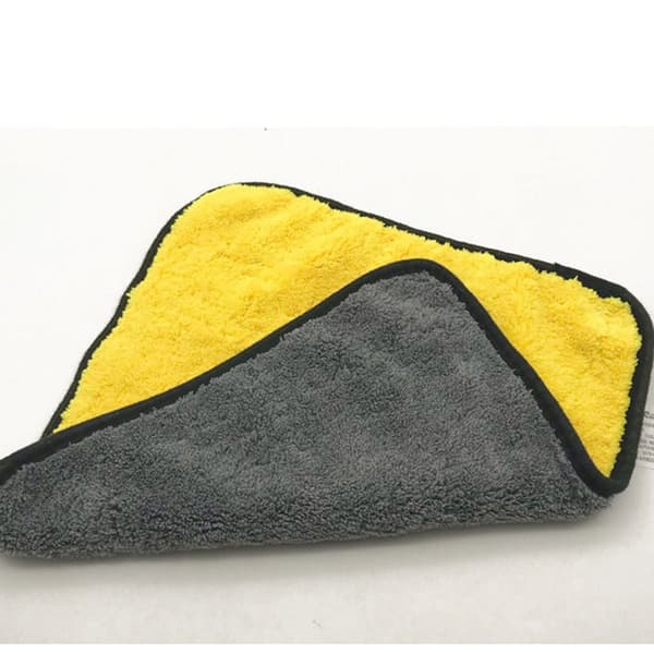 Microfiber Handduk Superabsorberande fibrer Perfekt för bil m.m. Gul 30*40 CM