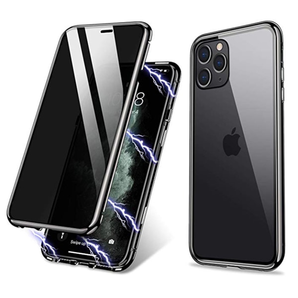 iPhone 11 - Beskyttende fuldcover magnetisk cover (FLOVEME) Röd