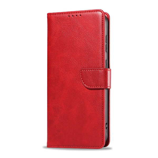 S24 Ultra - Elegant Läderplånboksfodral i 6 färger Pink gold
