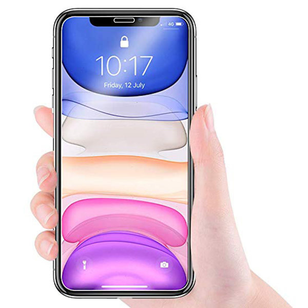 iPhone 11 Pro Max Fram- & Baksida 2.5D Skärmskydd 9H Transparent/Genomskinlig