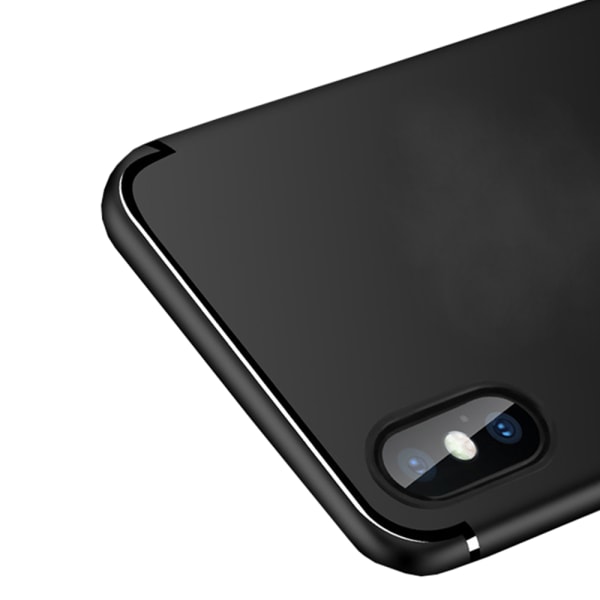 iPhone XS Max - Stilrent Matt Silikonskal från NKOBEE Svart