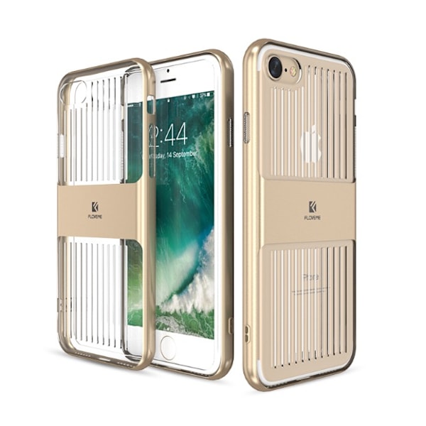 Flovemes Stötdämpande Hybridskal - iPhone 7 Vit