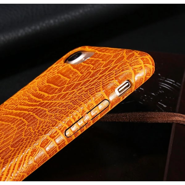 iPhone 7 Stilrent skal från FLOVEME Luxury Crocodile Pattern Blå