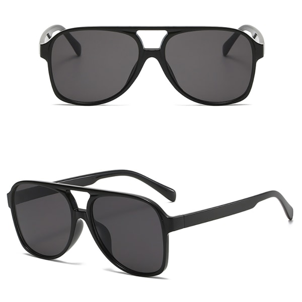 Stilfulde eksklusive polariserede solbriller Svart/Brun