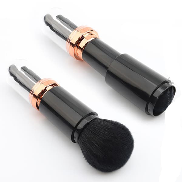 4in1 Premium Makeup Borstset Svart/Silver Svart/Silver