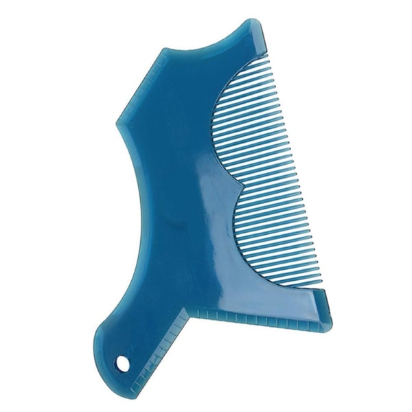 Effektivt verktøy for glatt skjeggstyling/kam Blå