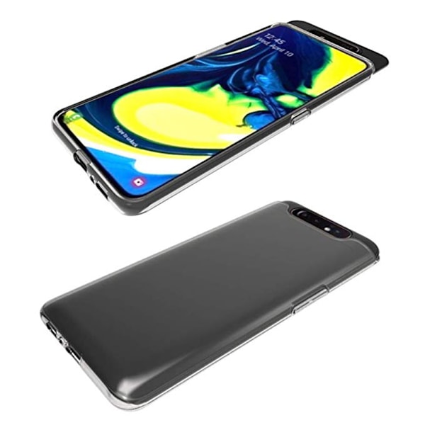 Samsung Galaxy A80 - Skyddande FLOVEME Silikonskal Transparent/Genomskinlig