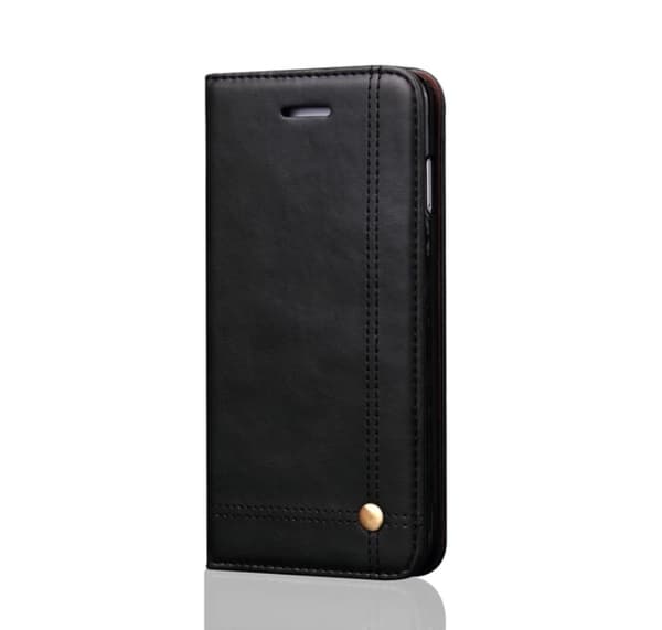 Fodral med Kortfack (RUSTIC) till iPhone X/XS Röd