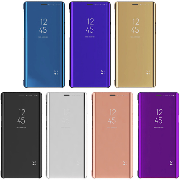 Huawei P40 Lite - Praktiskt Smart Fodral Guld