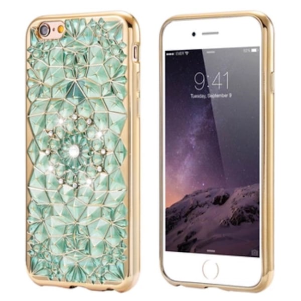 iPhone 6/6S - Exklusivt Stilsäkert Skal "Diamond-serie" Genomskinlig