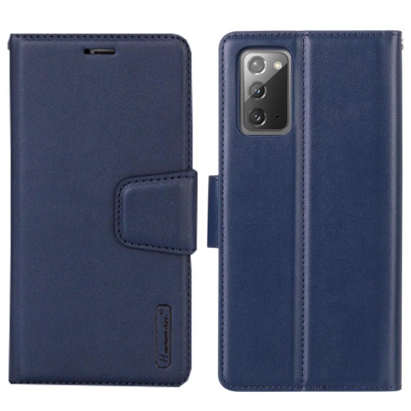 Samsung Galaxy Note 20 - Smidigt Effektfullt Plånboksfodral Marinblå