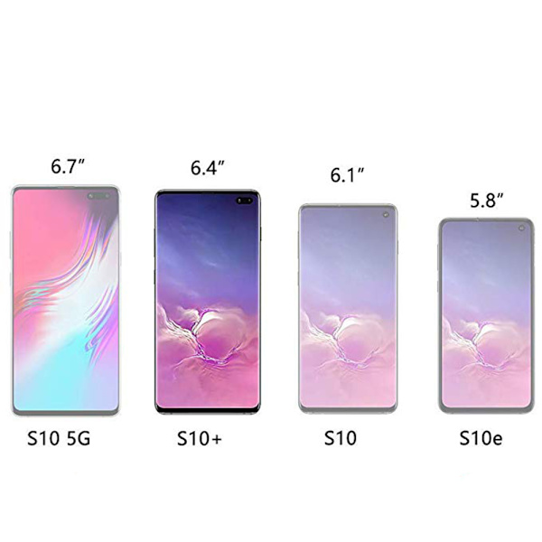 3-PACK Samsung Galaxy S10 Sk�rmskydd CASE-Friendly HD 0,3mm Svart