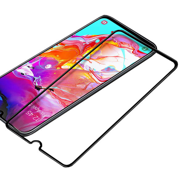 Samsung Galaxy A70 Skärmskydd 2.5D HD 0,3mm Svart