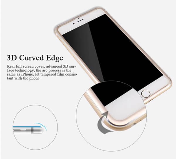 iPhone 6/6S (5-PACK) ProGuard Skärmskydd 3D med RAM Silver