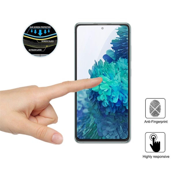 Heltäckande Härdat Glas 2.5D Skärmskydd Note 10 Pro (2-pack) Transparent