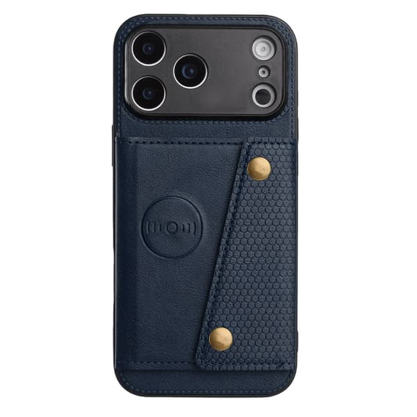iPhone 17 Pro Max Magnetiskt Kortfacksskal med Ställfunktion Röd