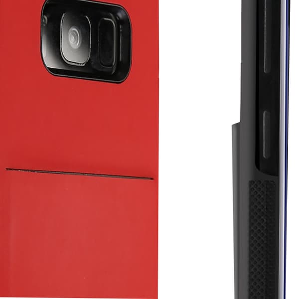 Samsung Galaxy S8 Plus - St�td�mpande Smart Skal Röd