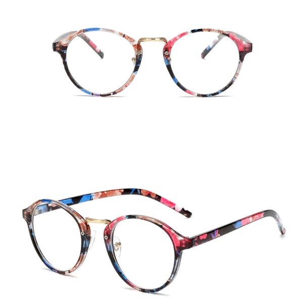 Glasögoni Retro-Design (Utan Styrka) Brun