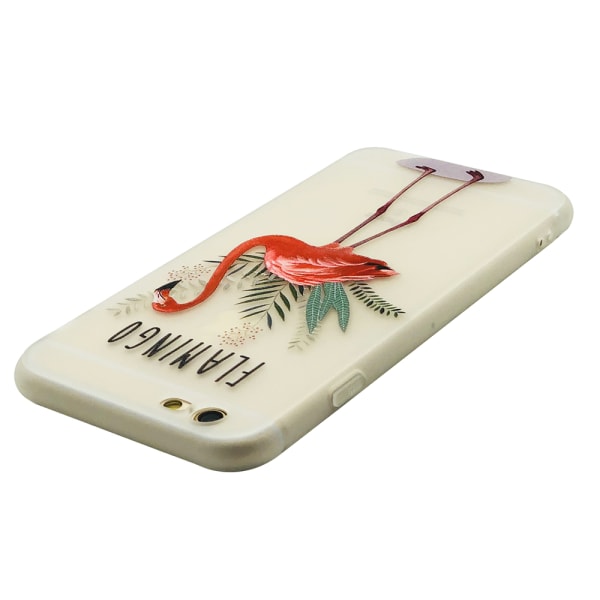 Flamingo - Retro silikonikotelo iPhone 6/6S Plus -puhelimelle