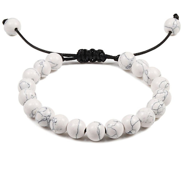 Stilsäkert Hållbart Stenkulors Armband Black Pine Red
