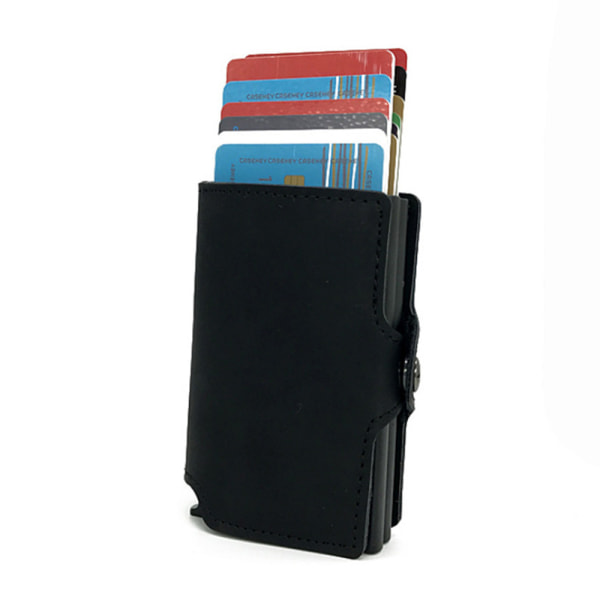 JENSENS eksklusiv kortholder (RFID- og NFC-beskyttet) Mörkbrun