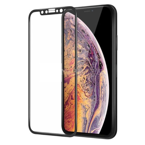 HuTechin hiilikuituinen näytönsuoja (3D) iPhone XS Maxille Svart