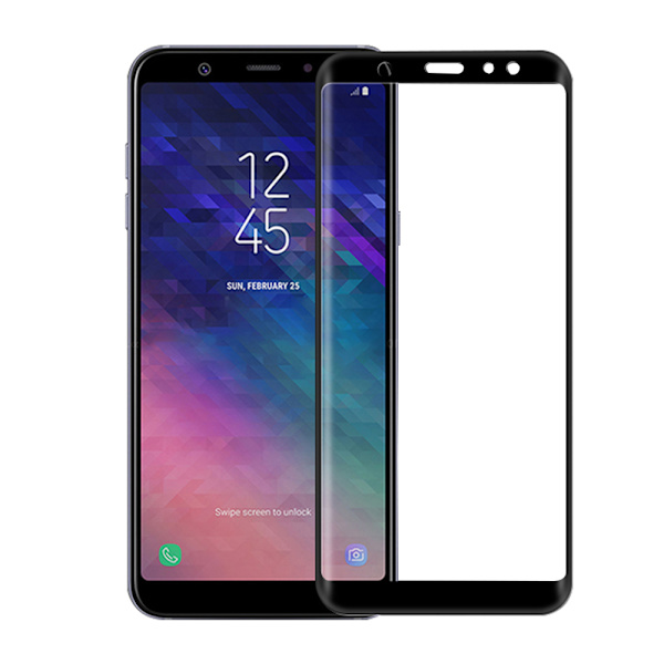 Sk�rmskydd 3D HD 0,3mm Samsung Galaxy A6 Plus Svart