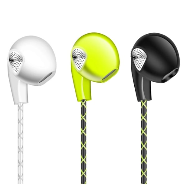 FONGE JX Sport In-ear Hörlurar med Mic (Earphone) Grön