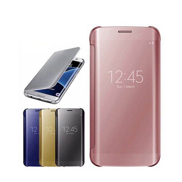 Elegant Fodral (Leman) med Clear-View - Huawei P30 Silver
