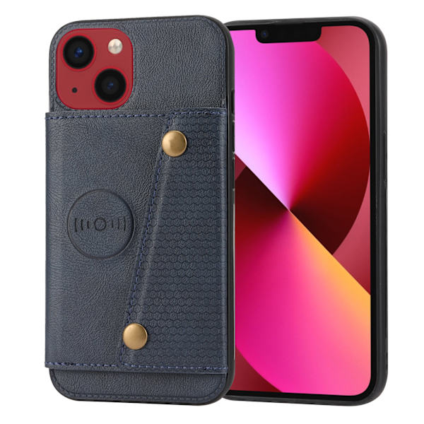 iPhone 14 Plus - Smidigt Skal med Korthållare FLOVEME Grå
