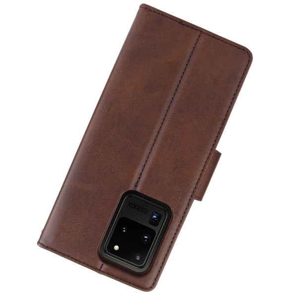 Samsung Galaxy S20 Ultra - Hanman Practical Wallet Cover Roséguld
