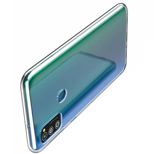 Beskyttende silikondeksel - Samsung Galaxy A21S Transparent/Genomskinlig