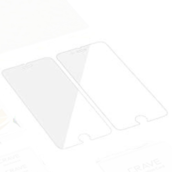 2-PACK Skärmskydd Standard Screen-Fit HD-Clear för iPhone 6/6S Transparent/Genomskinlig
