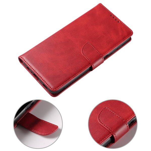 Samsung Galaxy S23 Ultra - Stilsäkert Plånboksfodral Röd