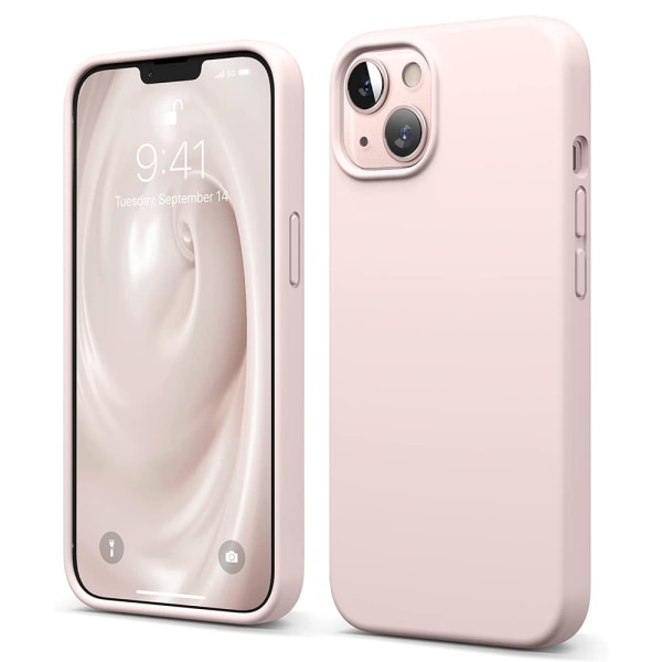 iPhone 14 Plus - Stilig tynt Floveme-deksel Rosa