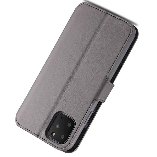 iPhone 11 Pro - Beskyttende Azns Wallet Case Blå Blå