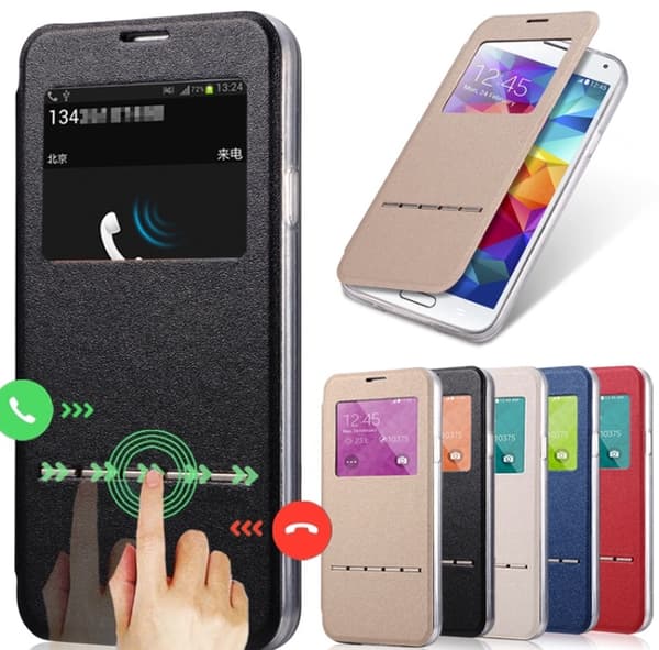 Fodral med Smartfunktion - Samsung Galaxy J7 (Modell 2017) Röd