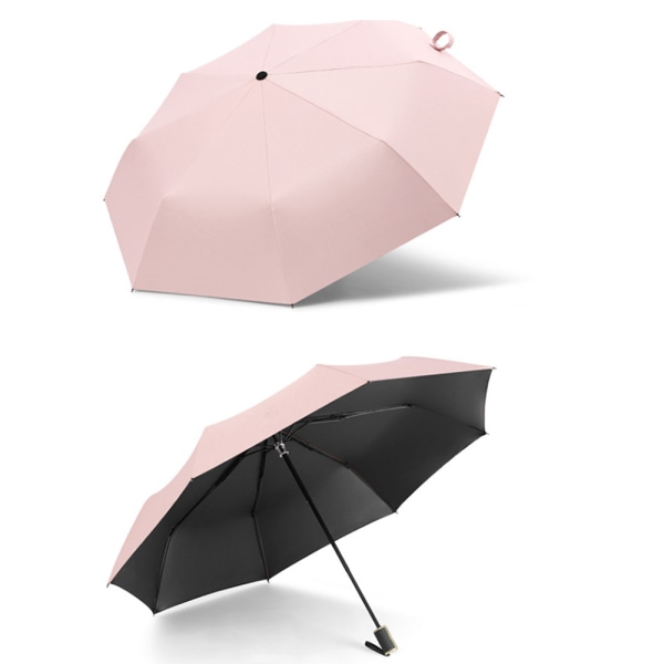 Effektiv UV-beskyttende paraply Svart