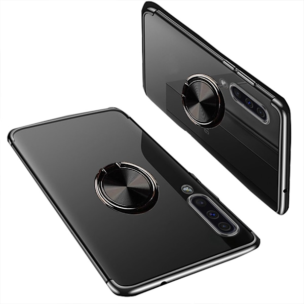 Samsung Galaxy A50 - Skyddande Skal med Ringhållare FLOVEME Guld
