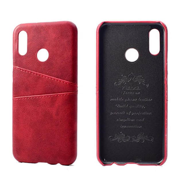 Samsung Galaxy A40 - Stilfuldt cover med kortrum Grå