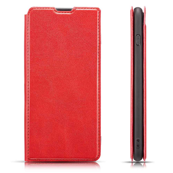 iPhone 11 Pro - Retro Stilrent Plånboksfodral Röd