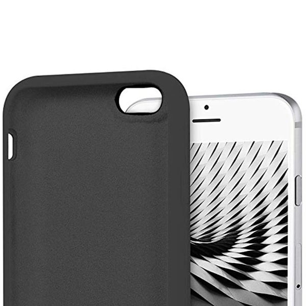 iPhone 6/6S - Kraftfullt Nillkin Silikonskal Svart