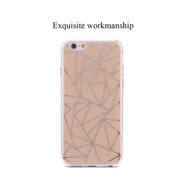 6/6S plus - Elegant Crystal-skal från Snowflake (ORIGINAL) Crystalgrå