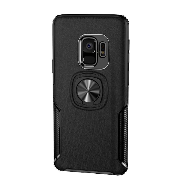 Praktiskt Skal med Ringhållare - Samsung Galaxy S8+ Guld