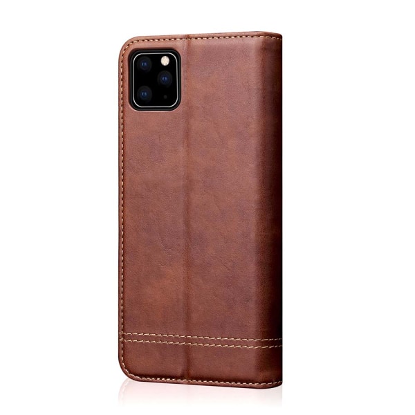 iPhone 11 - Stilrent Vintage Plånboksfodral (LEMAN) Ljusbrun
