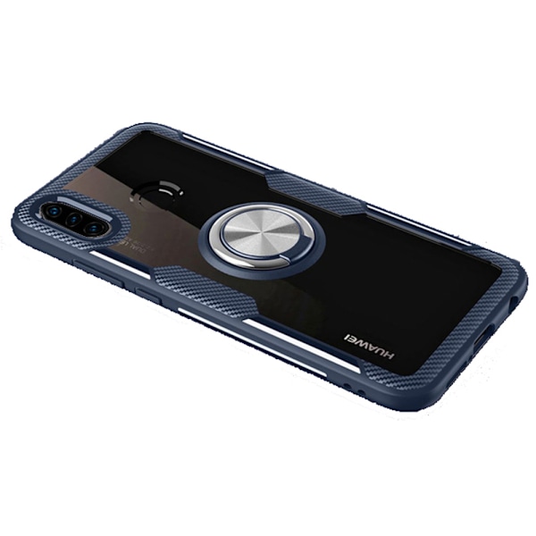 Skal med Ringhållare - Huawei P30 Lite Blå