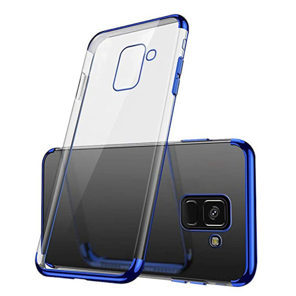 Samsung Galaxy A8 2018 - Smidigt Skyddsskal i Silikon FLOVEME Blå